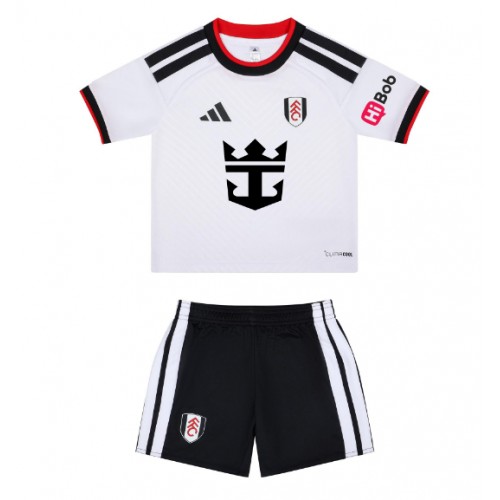 Stroje piłkarskie Fulham Koszulka Podstawowej dla dzieci 2026-27 Krótki Rękaw (+ szorty)